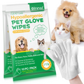 Oimmal® - 10 Hypoallergenic Pet Glove Wipes