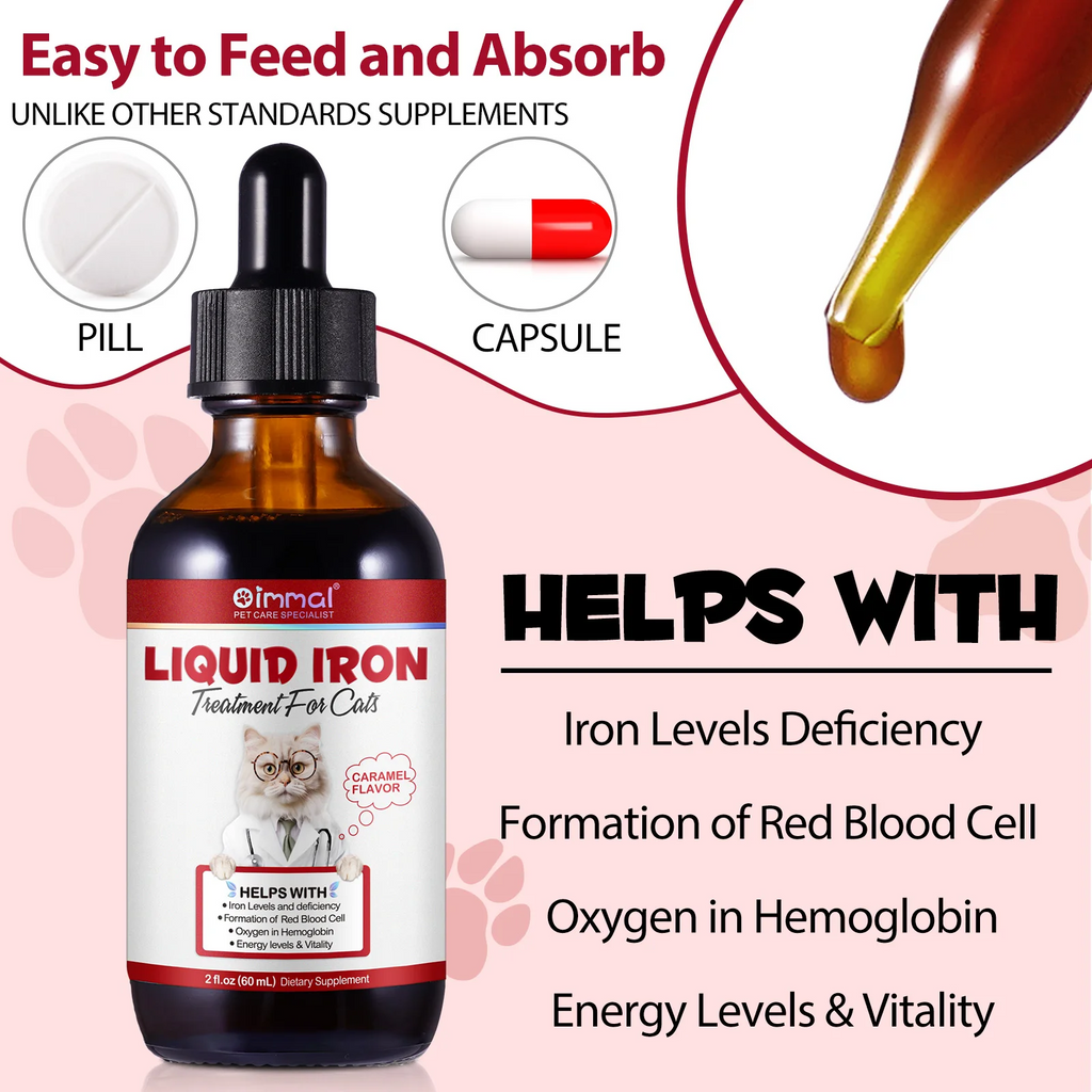 Oimmal® - Liquid Iron Drops for Cats