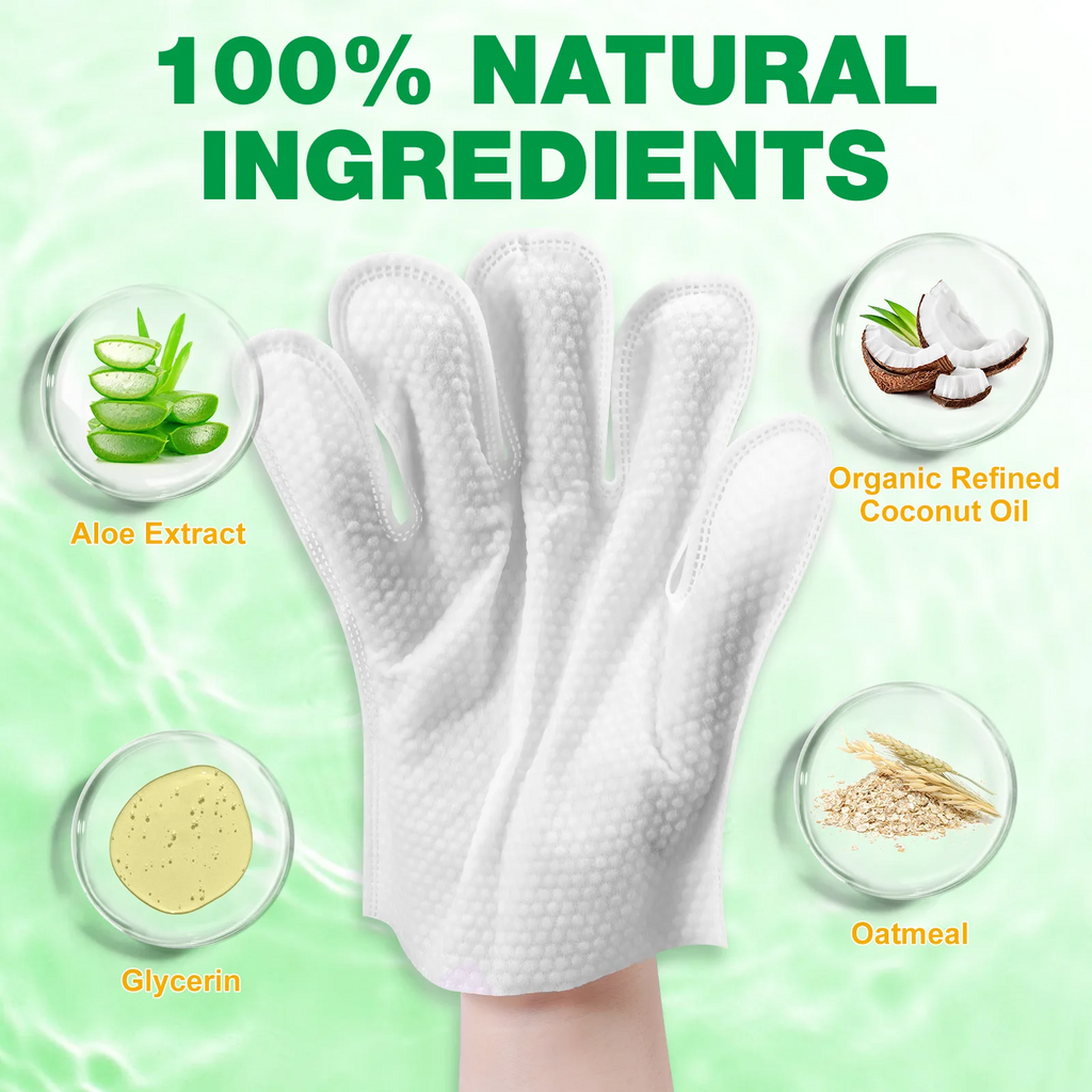 Oimmal® - 10 Hypoallergenic Pet Glove Wipes