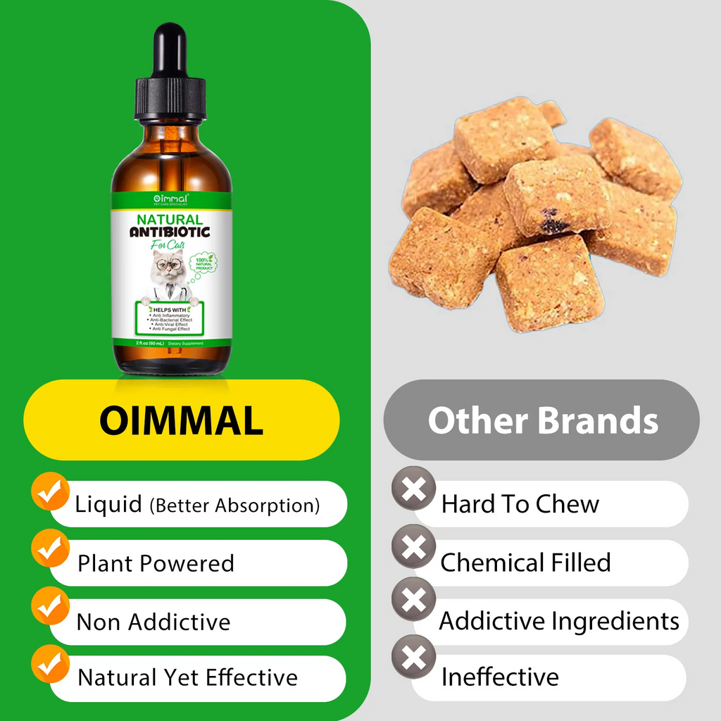 Oimmal® - Natural Antibiotic Drops For Cats