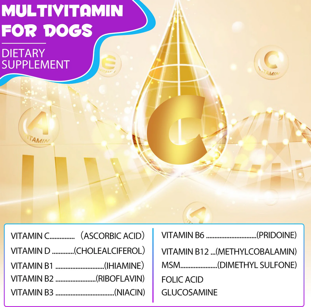 Oimmal® - 15 in 1 Multivitamin Drops for Dogs