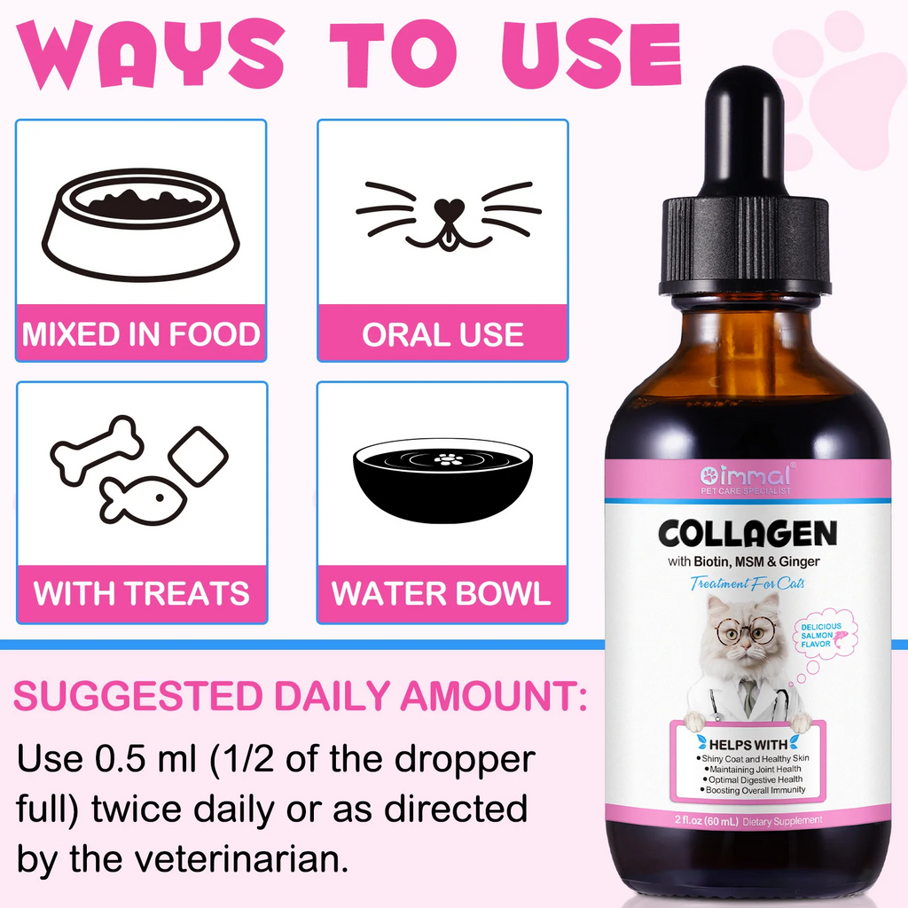 Oimmal® - Collagen Drops For Cats