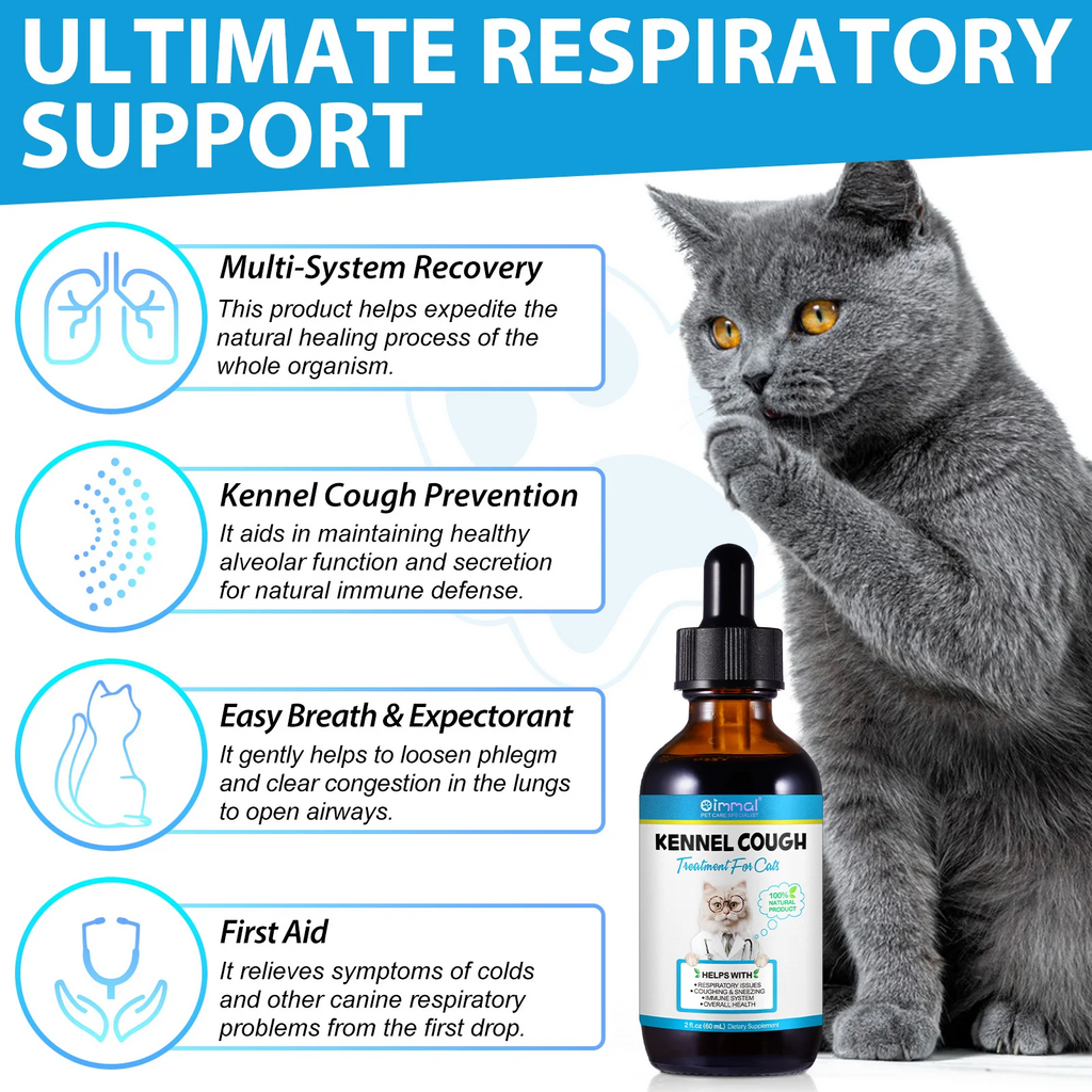 Oimmal® - Kennel Cough Drops For Cats