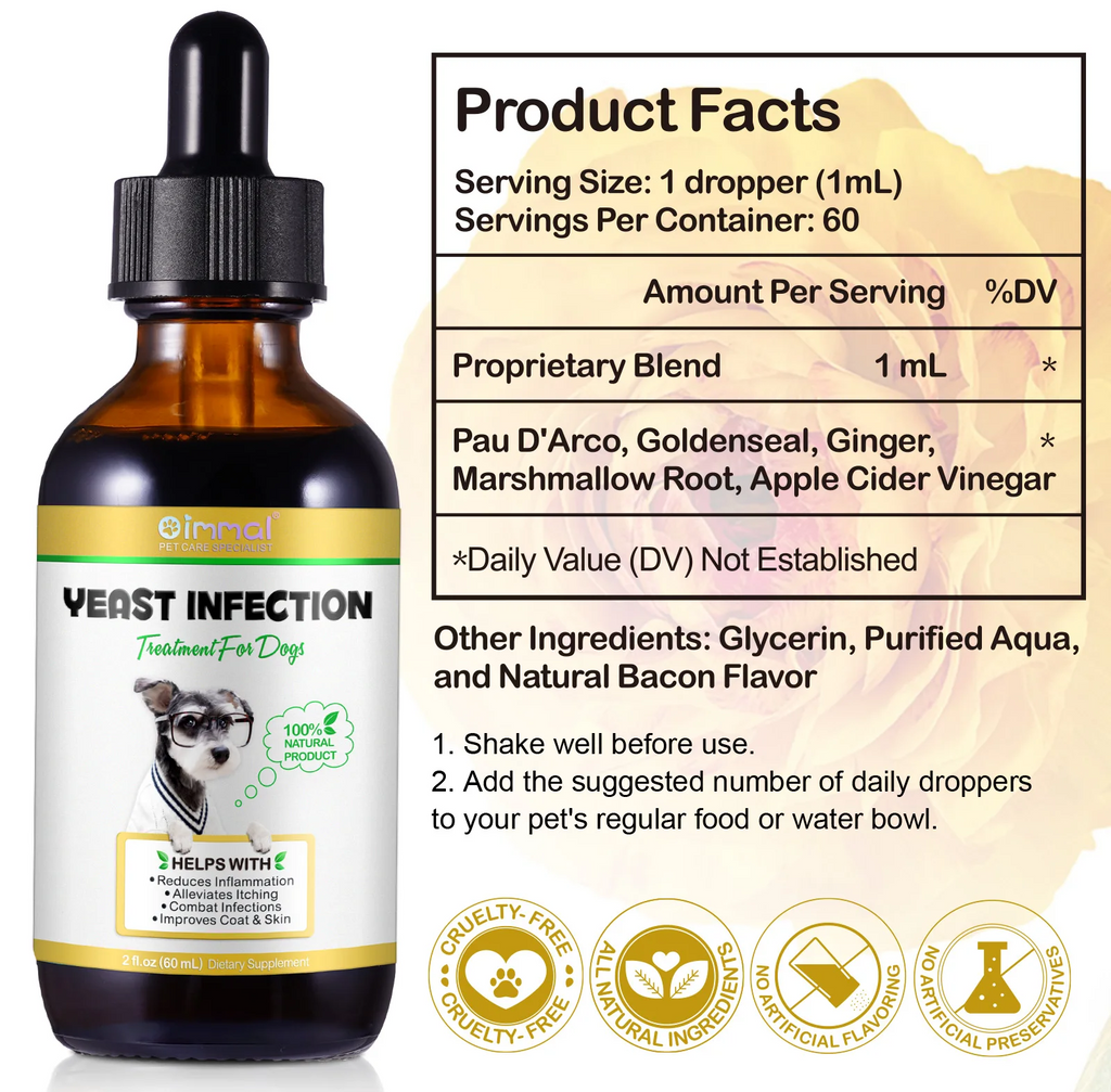 Oimmal® - Yeast Infection Drops For Dogs