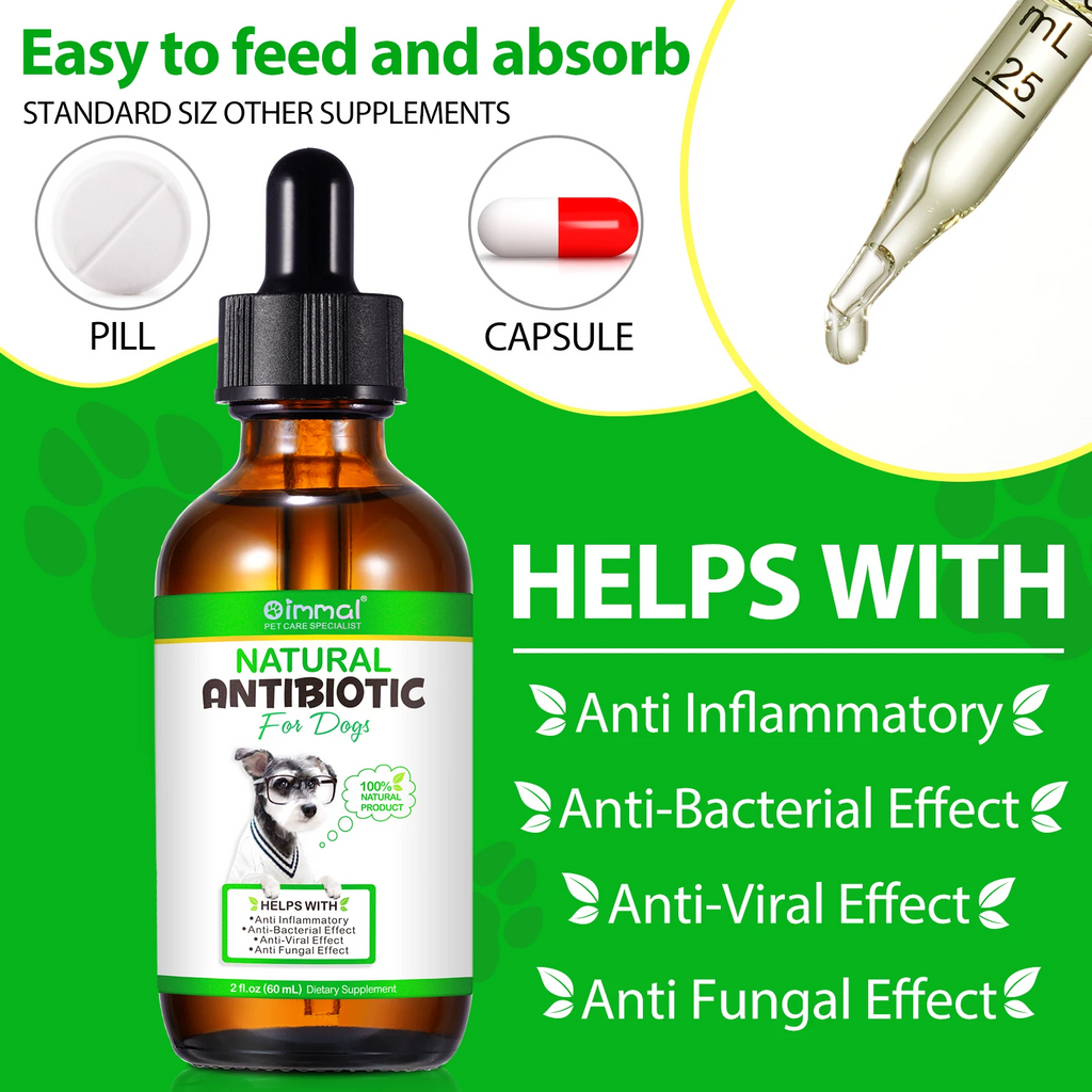 Oimmal® - Natural Antibiotic Drops For Dogs