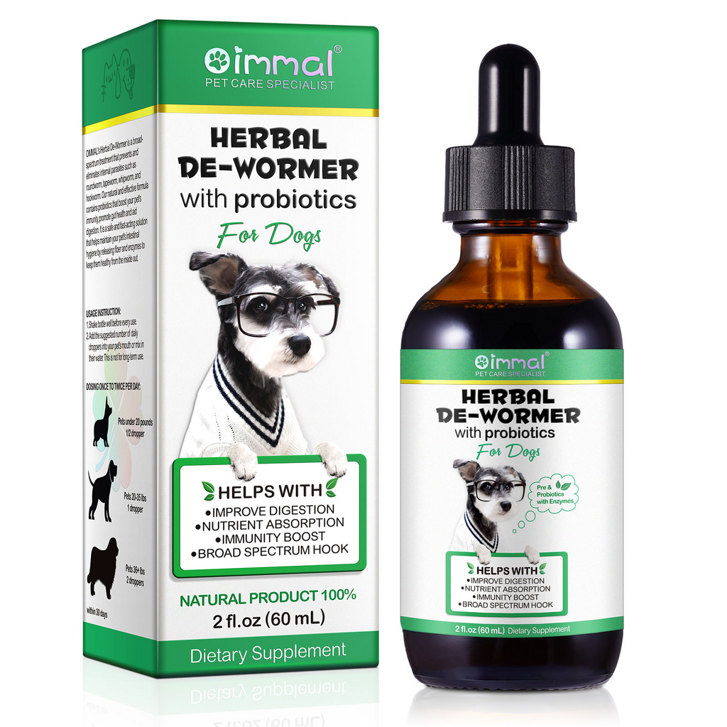 Oimmal® - Herbal De-Wormer Drops for Dogs