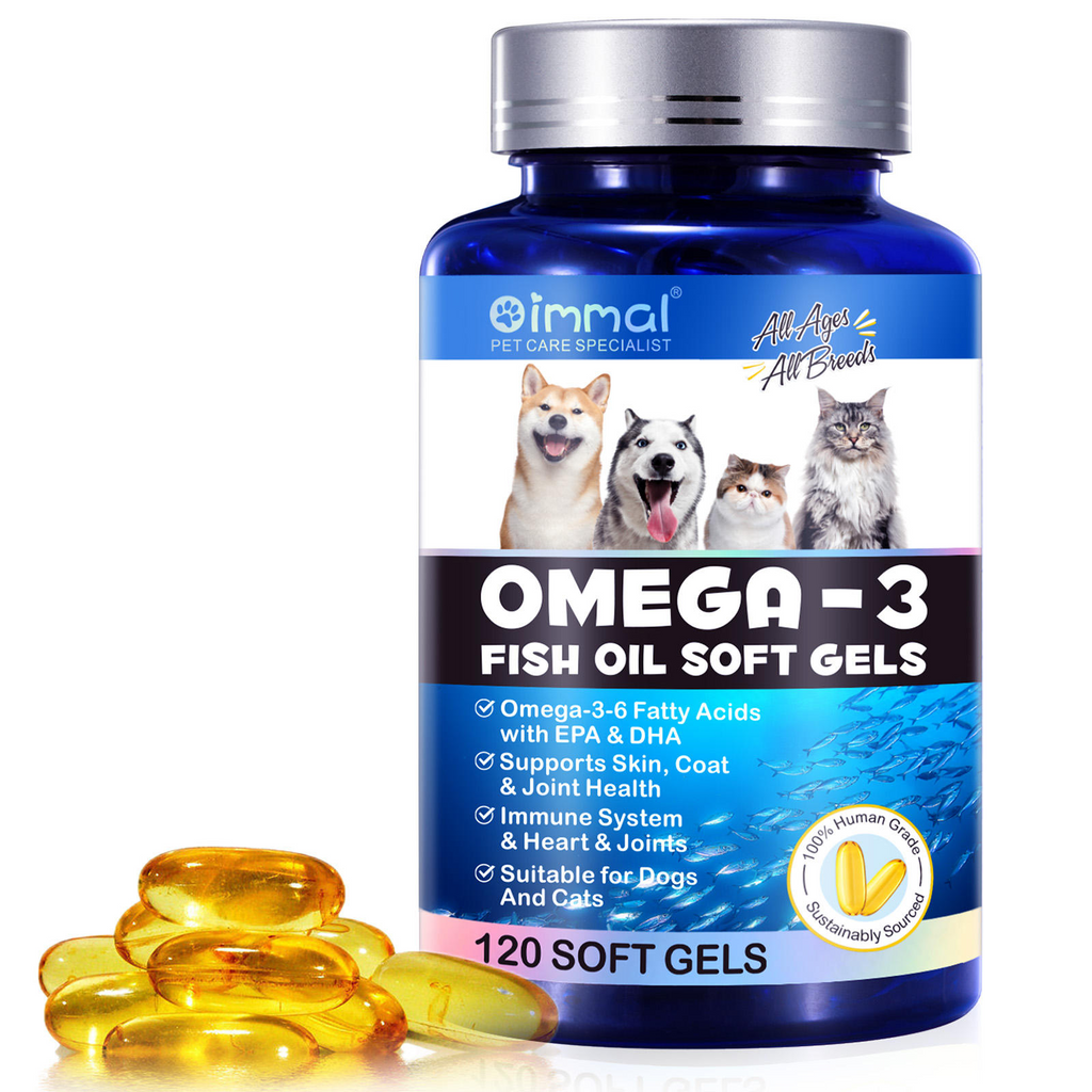 Oimmal® - Omega-3 Fish Oil Soft Gels for Pets