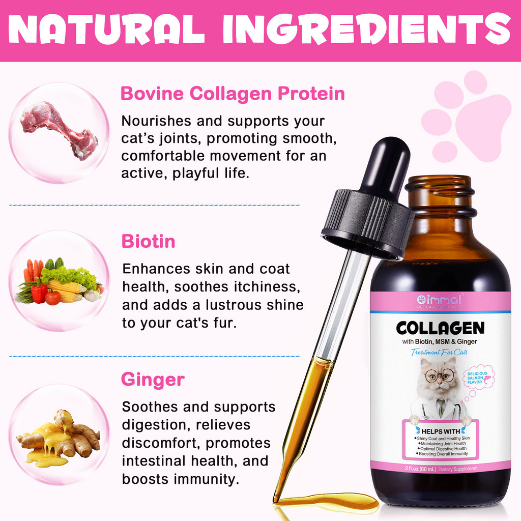 Oimmal® - Collagen Drops For Cats