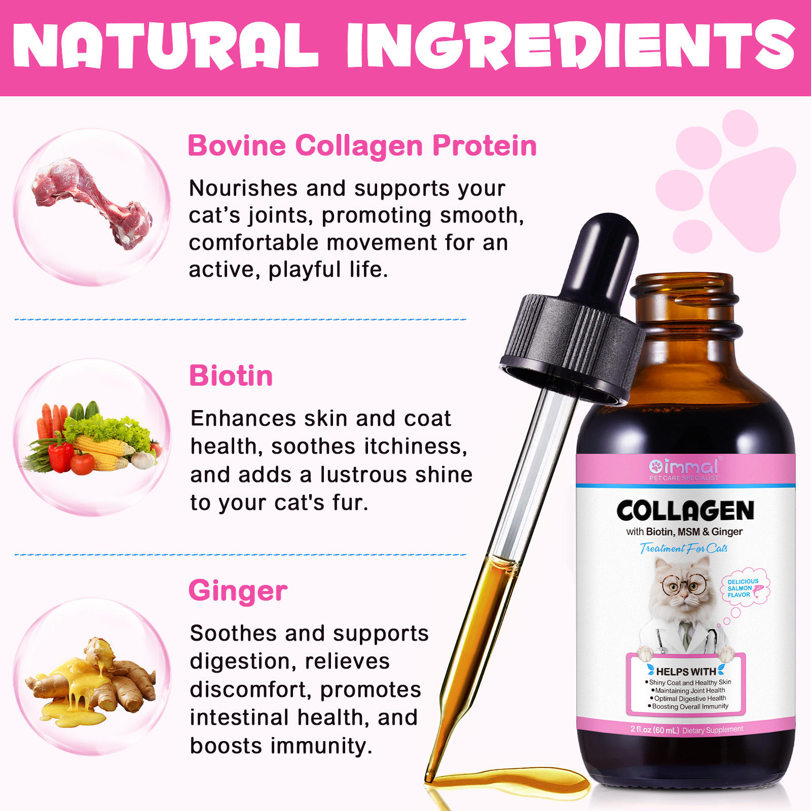 Oimmal® - Collagen Drops For Cats