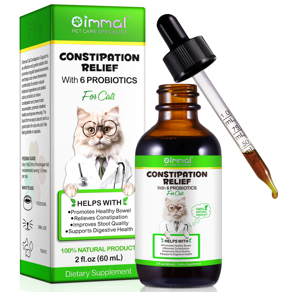 Oimmal® - Constipation Relief Drops For Cats