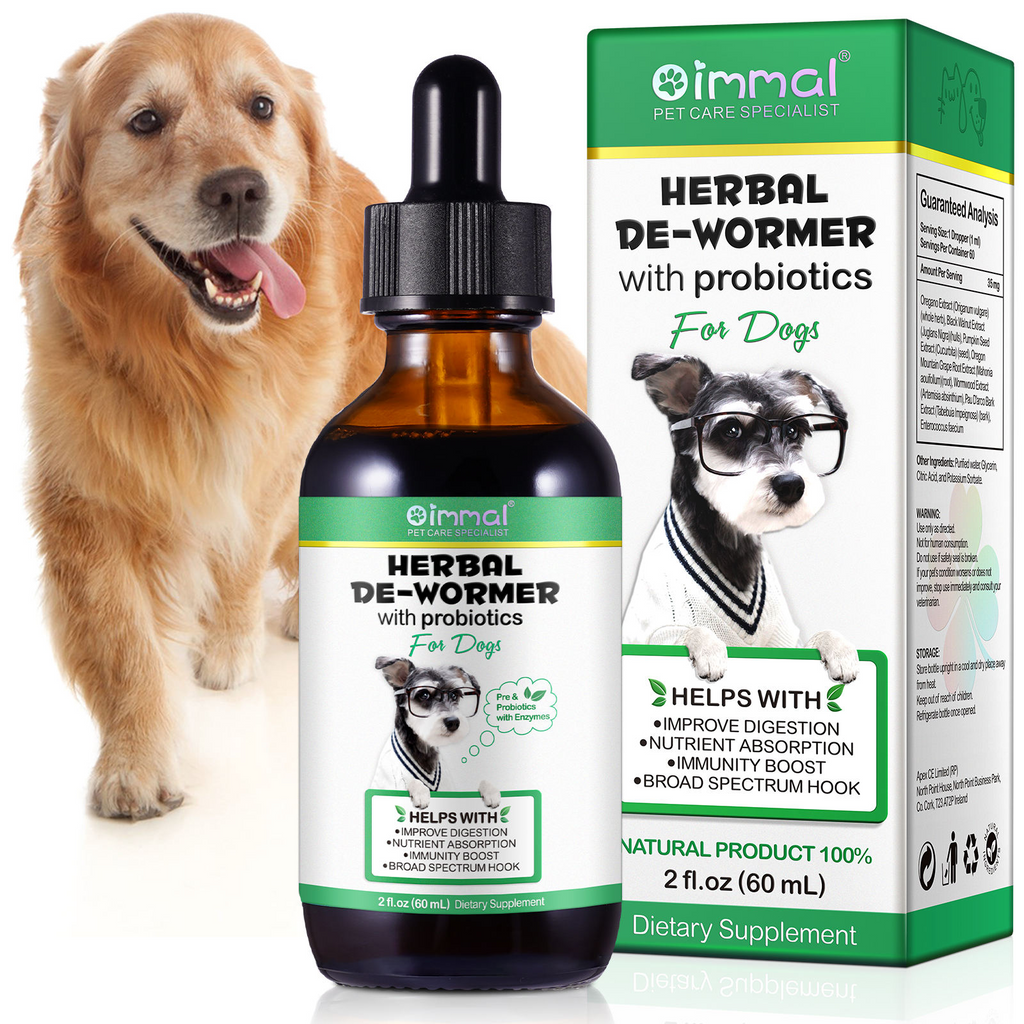 Oimmal® - Herbal De-Wormer Drops for Dogs