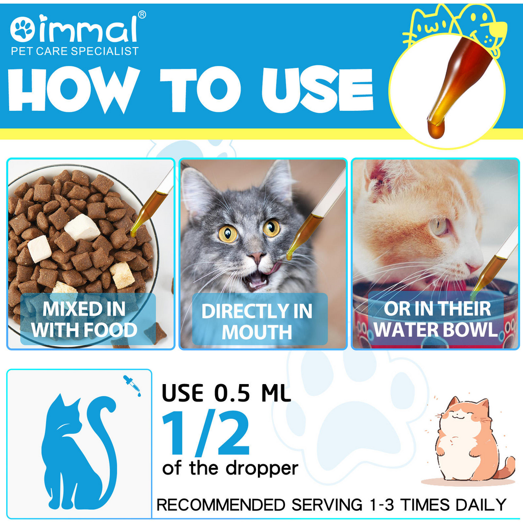 Oimmal® - Kennel Cough Drops For Cats