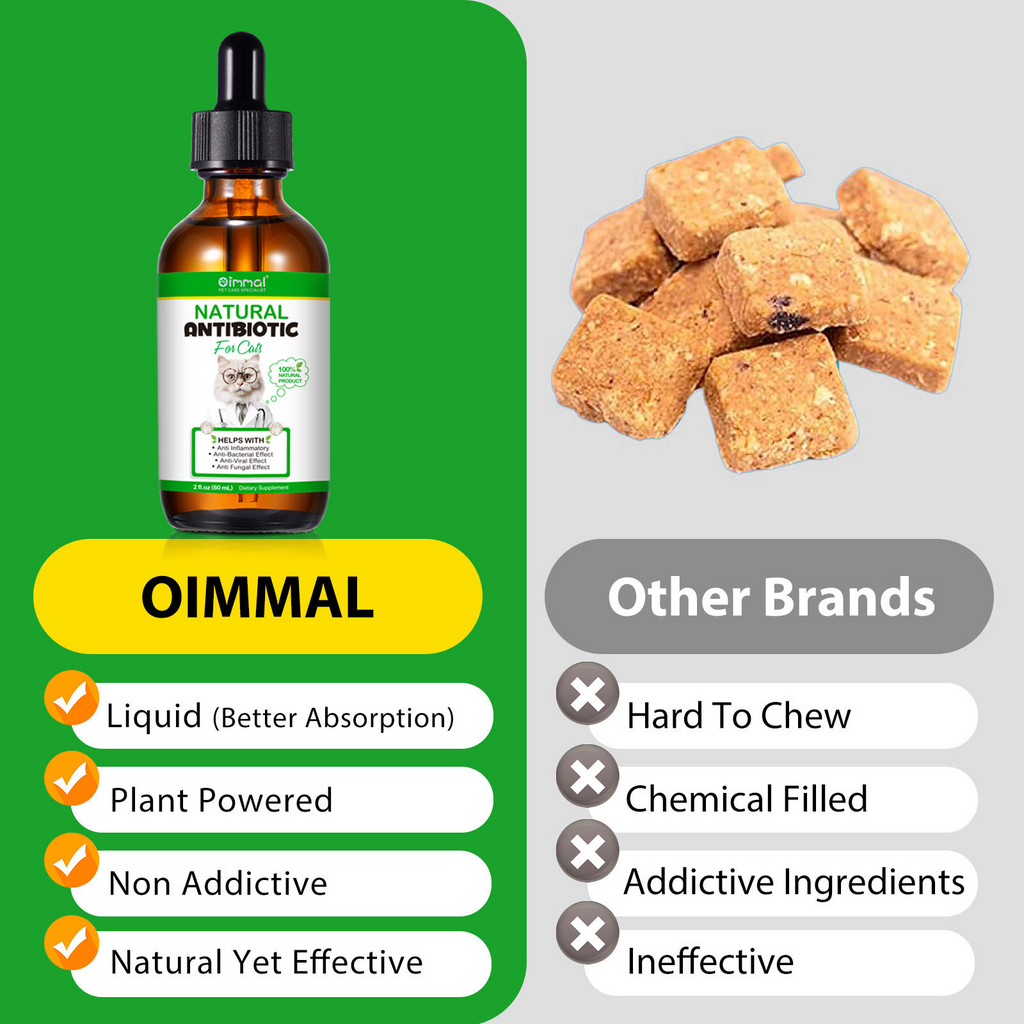 Oimmal® - Natural Antibiotic Drops For Cats