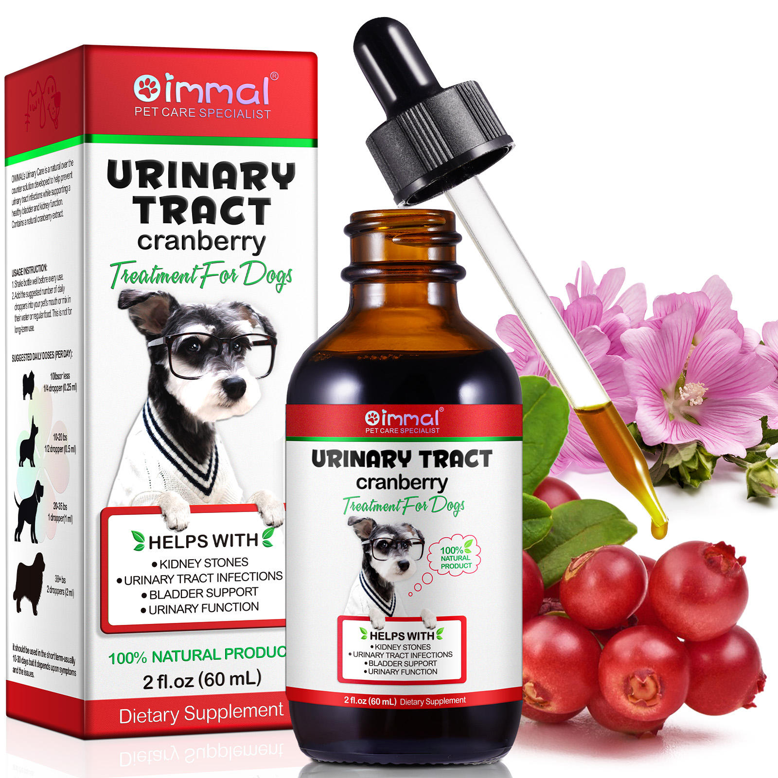 Oimmal® - Urinary Tract Care Drops for Dogs