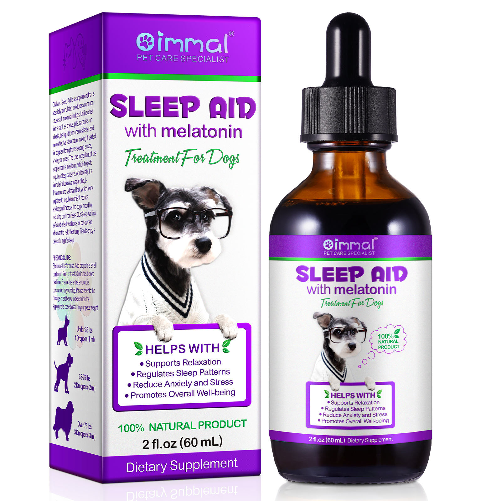 Oimmal® - Sleep Aid Drops For Dogs